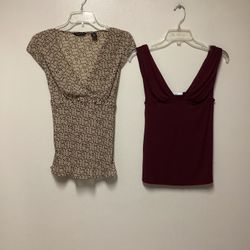 Women’s LAUREN CONRAD & NEW YORK & COMPANY tops  Size Small   $6 Each