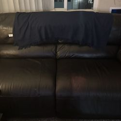 Genuine Leather Electric Recliner 