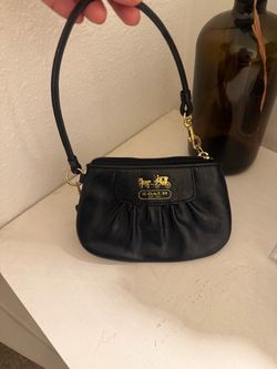 Coach Black wristlet