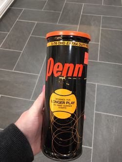 Vintage Penn Tennis Balls and Can