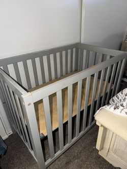 crib and mattress