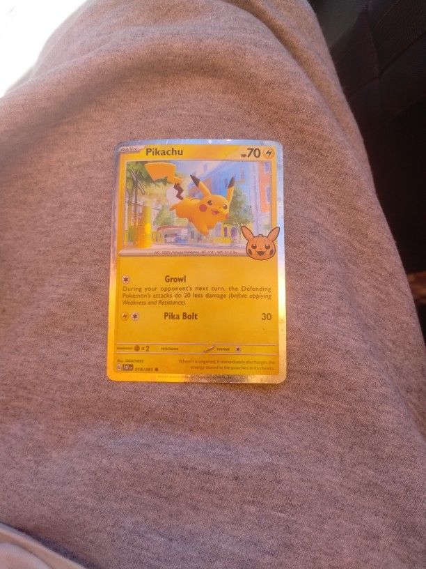 Pikachu HP 70
