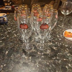 Beer Glasses- Stella ARtois