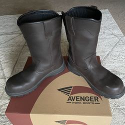 Avenger Steel Toe Work Boots 