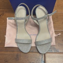 Stuart Weitzman Dancer 75 Block Sandals Size 8.5