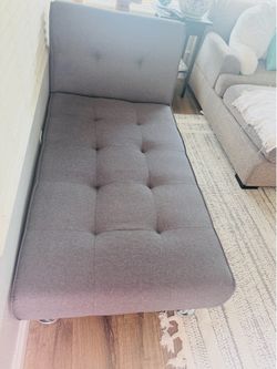 Beautiful Gray Chaise Lounge