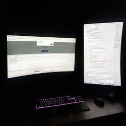 Dual Computer Monitors 