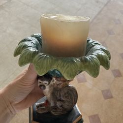 Monkey candle holder 