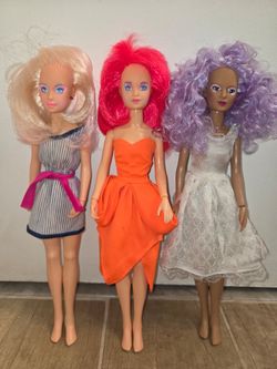 Jem And The Holograms Jerrica Shana and Kimber dolls Up and Rockin Dress