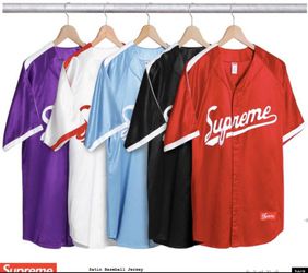 shirt, supreme, supreme t-shirt, jersey, baseball jersey, black