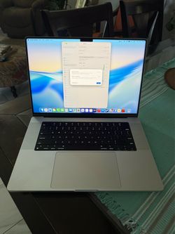 Late 2021 MacBook Pro with Apple M1 Pro chip 10-Core, 16", 32GB RAM, 1TB SSD, Space Gray (Renewed)