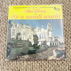 1964 Walt Disney Music Record Vinyl Its A Small World Disneyland