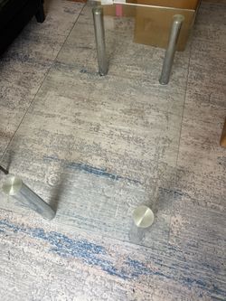 Glass Coffee Table – $40