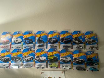 Hot Wheels 16-Car Lot (Unopened / Mint) - Mercedes, Volvo, Pagani, AE86
