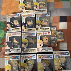 Naruto Funk Pop Lot And Collectibles 