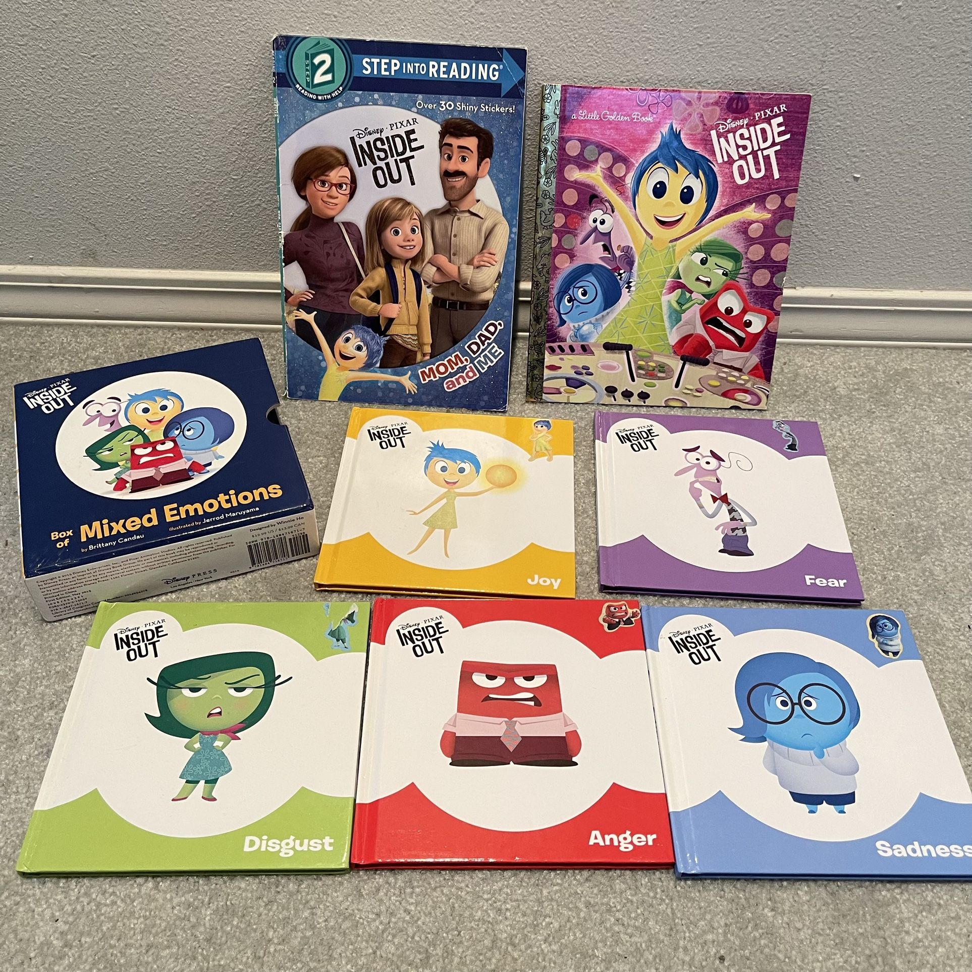 Pixar Inside Out Book Bundle