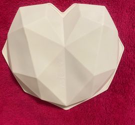 Diamond Heart Mold(9pcs) Wooden Hammers for Crab Breakable Chocolate Heart