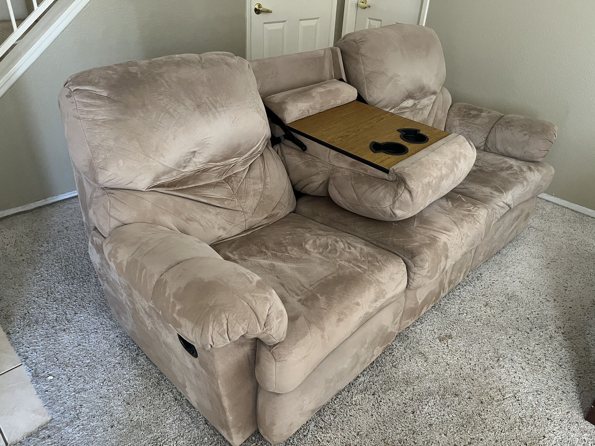 Free 4-Piece Living Room Set – Sofa, Loveseat, Recliner Chair & Coffee Table