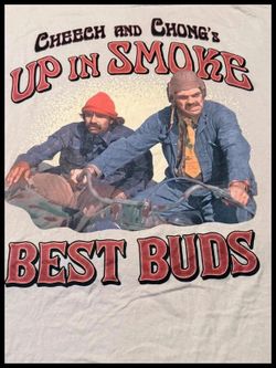 Cheech & Chong Up in Smoke Best Buds Graphic T-Shirt Size 4X 1341