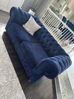 Two Turkish Custom Made Velevt Sofas
