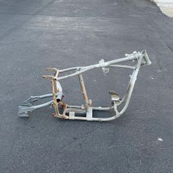 Super Nice Dropseat Panhead Frame And Swingarm.