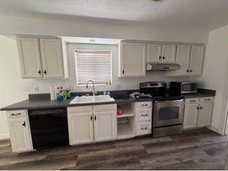 Free vintage stainless steel vent hood with lights