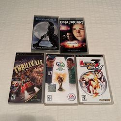 Set Of PSP Games And Movies