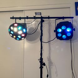 Dj Wash Party Lights: x1 Eliminator Lighting E109, x1 Chauvet DJ Swarm 4, Plus Tripod Stand
