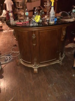 Wine Cabinet Bar Cart Counter