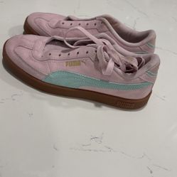 7.5 PUMA Mint Green/Pink