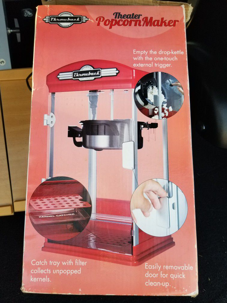 POPCORN MAKER AUTHENTIC THROWBACK 