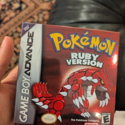 Pokemon Ruby Game Boy Advance Sealed (Has Small Tear)