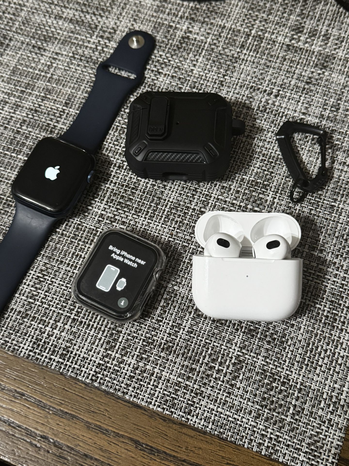 2 Apple Watches And AirPods Gen 3 W/ New Case 
