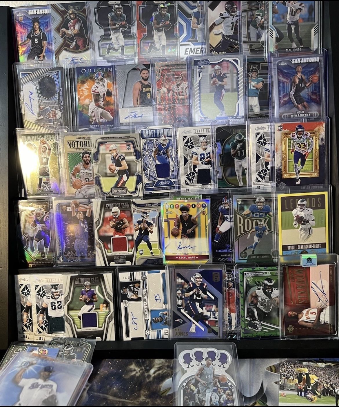 NEED GONE TODAY 4500+ Card Lot Autograph Refractors + Pokemon Cards !