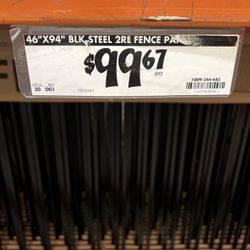 Metal Fence 93 Inches 90 Inches 72 Inches 66 Inches 51 Inches 41 Inches 38 Inches 