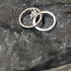 Anillo de compromiso oro blanco