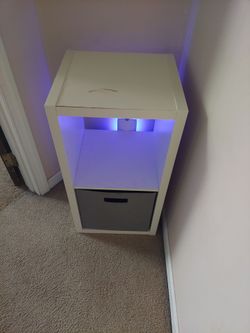 Night stand storage
