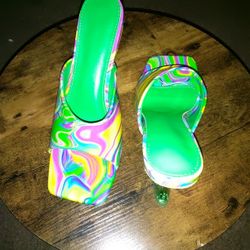 Multi-colored Slip Ons