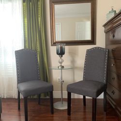 The Chair, The Table And The Mirror, vase is not included