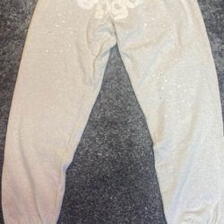 Sp5der Grey Sweatpants