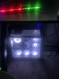 PC + 2 Monitors, And Keyboard And Mouse 