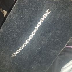 Mens Titanium Bracelet With Diamond 