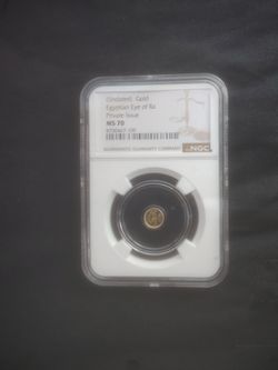 1/500 oz gold coin graded in slab