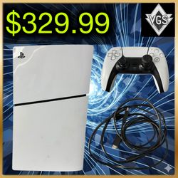 *WIRES INCLUDED* PlayStation 5 Digital Edition (Slim Model) — 2023