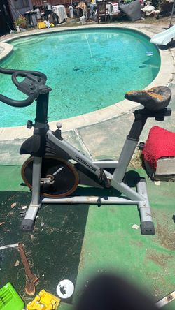 Stationary bike we’re good. Need new seat.