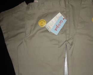 Cat & Jack BOYS' Uniform Pants Single Pair (Size 10 Husky, Khaki) NEW WITH TAG