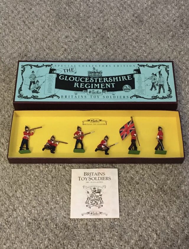 NEW🎄W Britain ‘The Gloucestershire Regiment’ Toy Soldiers Collector's Ed 8809🎁