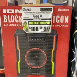 Ion Block Rocker Icon All Terrain High Power Wireless Speaker