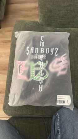 Em Sadboyz Pullover Hoodie Size Large