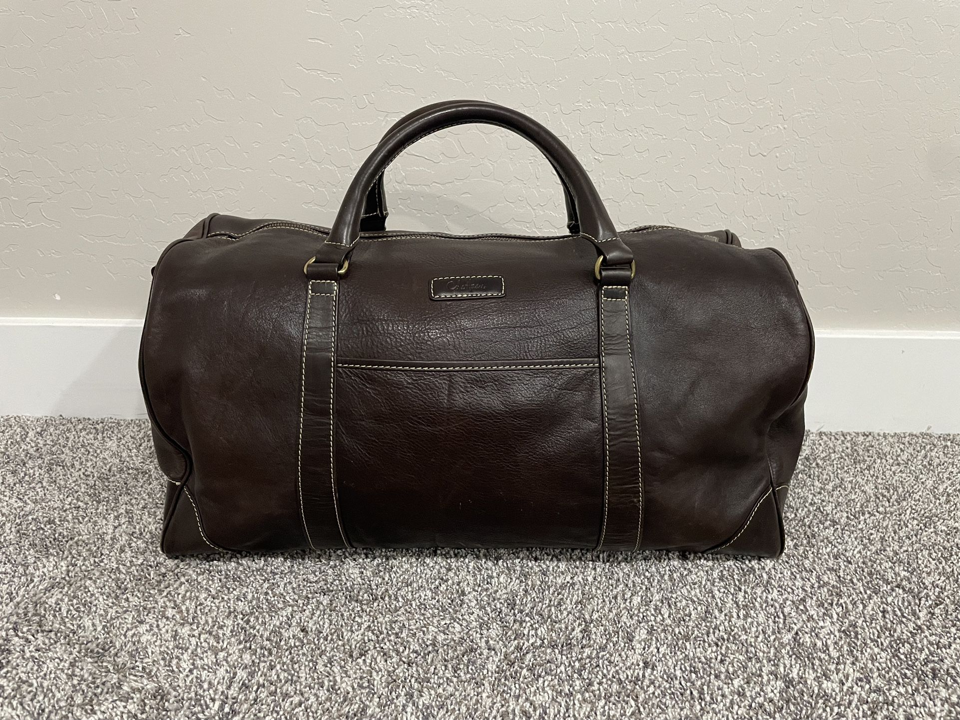 Men’s COLE HAAN ‘Montana II’ Dark Brown Leather Duffell - A10819